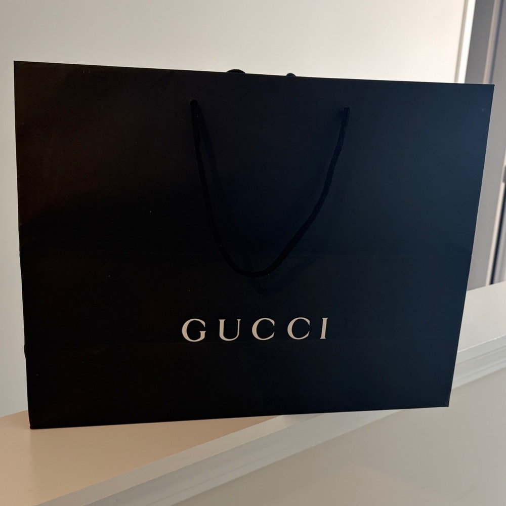 Gucci Classic Black Shopping Bag